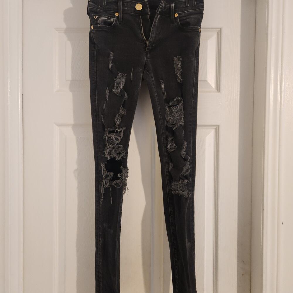 True Religion Skinny Jeans 25 Black